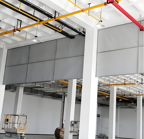 防火布阎良挡烟垂壁