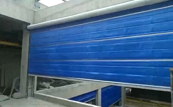 大型物流园区完成阎良防火门整体安装工程